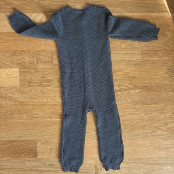 OLIVER & RAIN | KNIT COVERALLS TODDLER - Picture 3 of 3